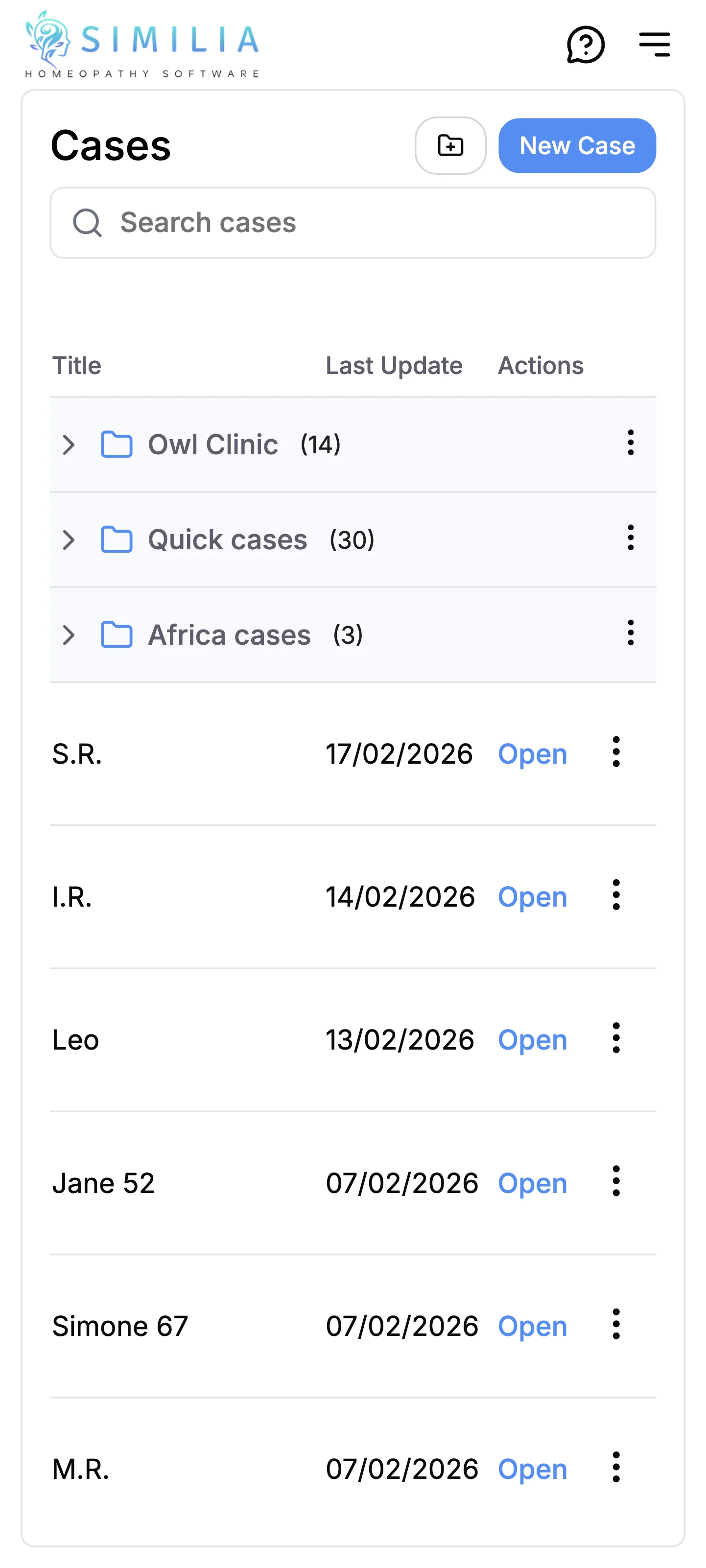 Patient Management mobile