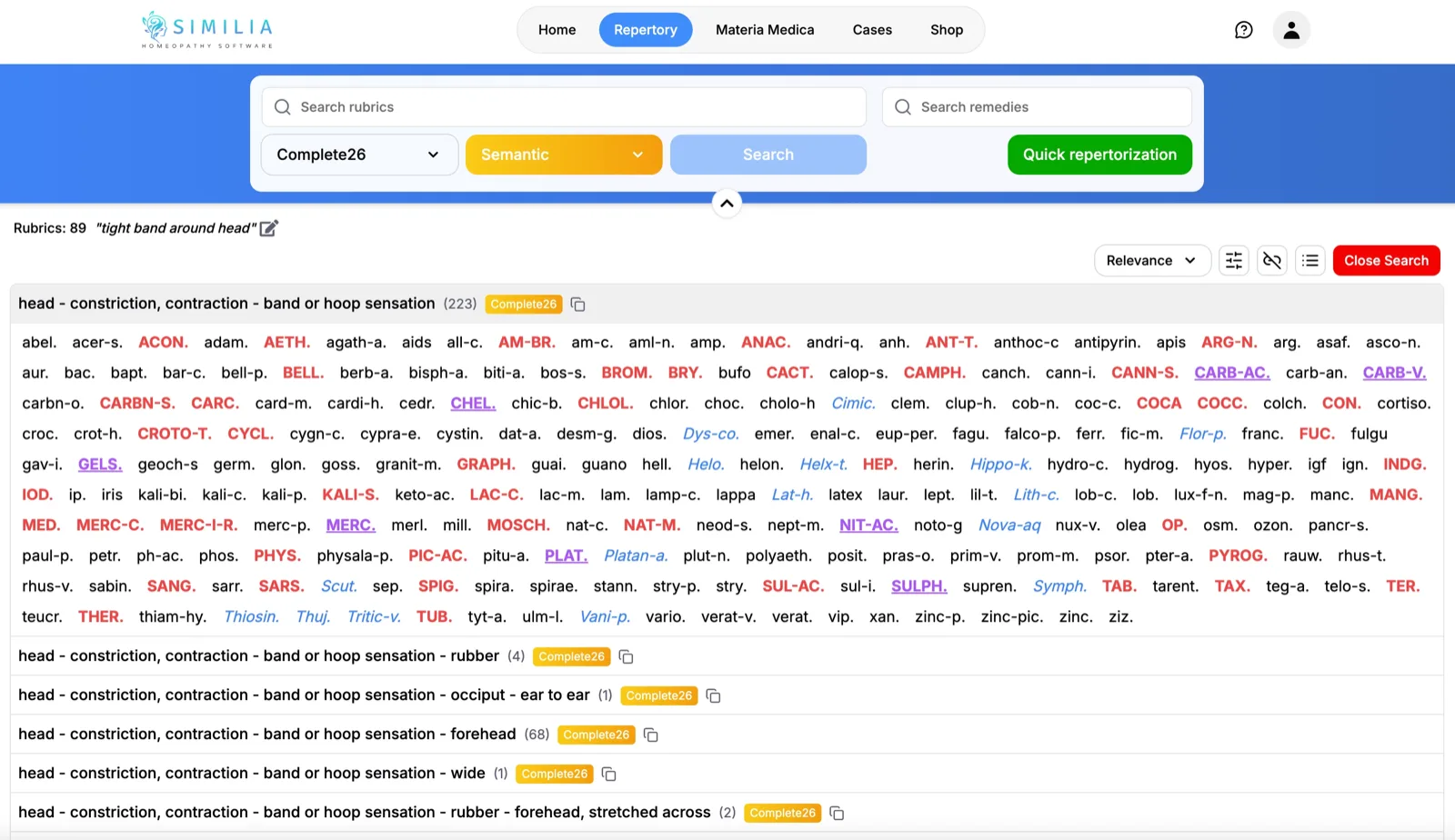 AI-powered semantic search converting natural language to relevant rubrics